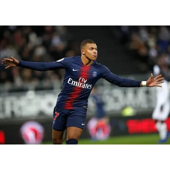 Mbappe Psg Paris Saint Germain PLAYER ISSUE 2018 2019 Soccer Jersey M